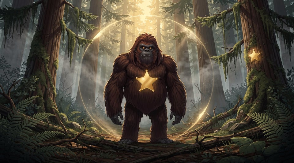 Illustration for: Skamania County, Washington makes it illegal to kill Bigfoot