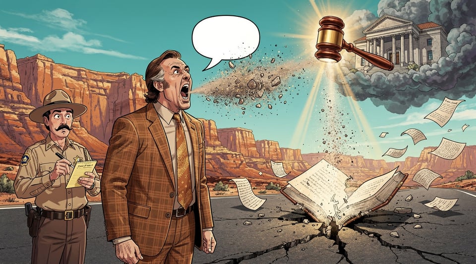 Illustration for: Utah Once Banned Public Swearing — Then Courts Said 'Hell No'