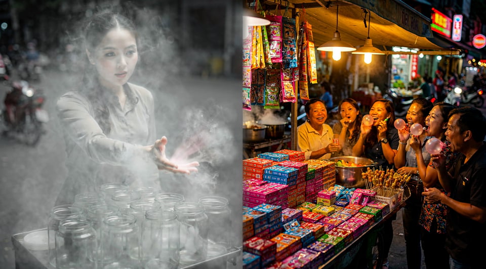 Illustration for: Vietnam Bans Chewing Gum Like Singapore? Nope — Pure Sticky Fiction