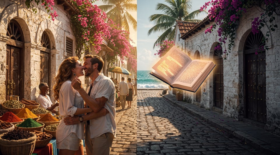 Illustration for: Kissing in Public Can Get You Arrested in Zanzibar — But Not How You Think